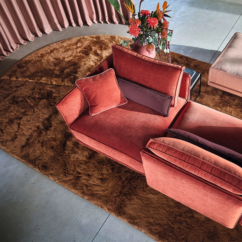 Bunny – exklusiver Designteppich nach Maß mit seidenmatter Felloptik in 7 modernen Farben rund, eckig