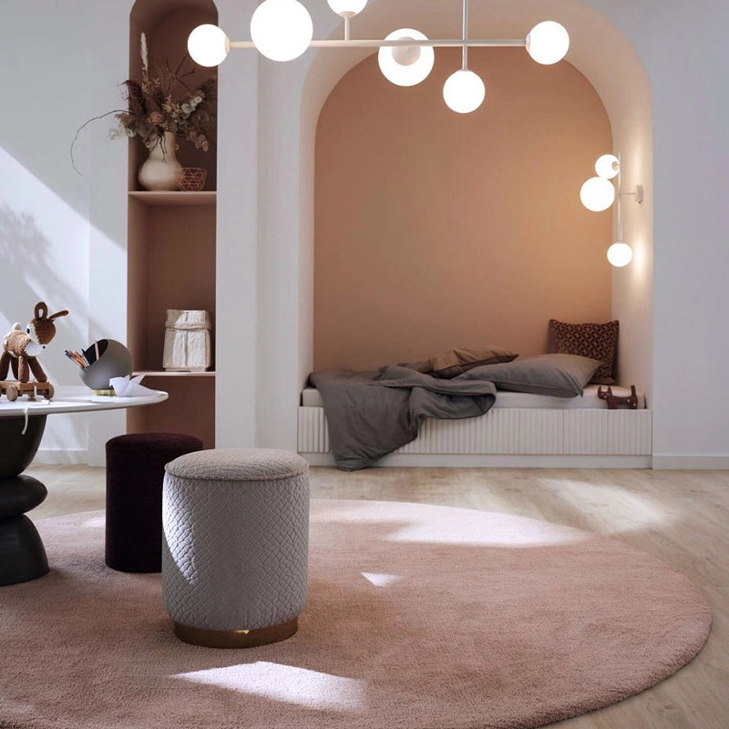 Dreamer – hochwertiger Designteppich nach Maß mit besonders weicher Oberfläche rund eckig