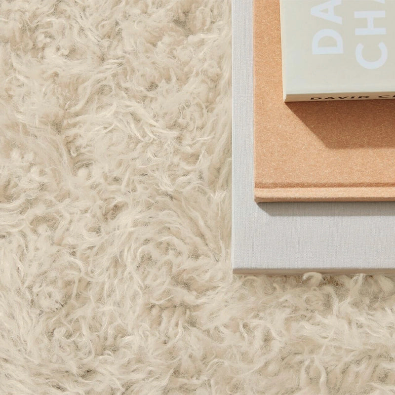 Yeti – hochwertiger flauschiger Hochflor-Teppich nach Maß in Felloptik lässige Optik in 3 Naturtönen