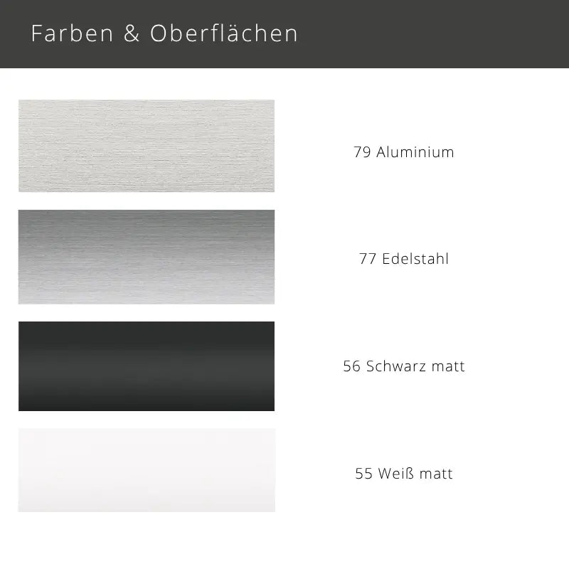 Interstil Index 1 – moderne 1-läufige Gardinenschiene zur Wandmontage