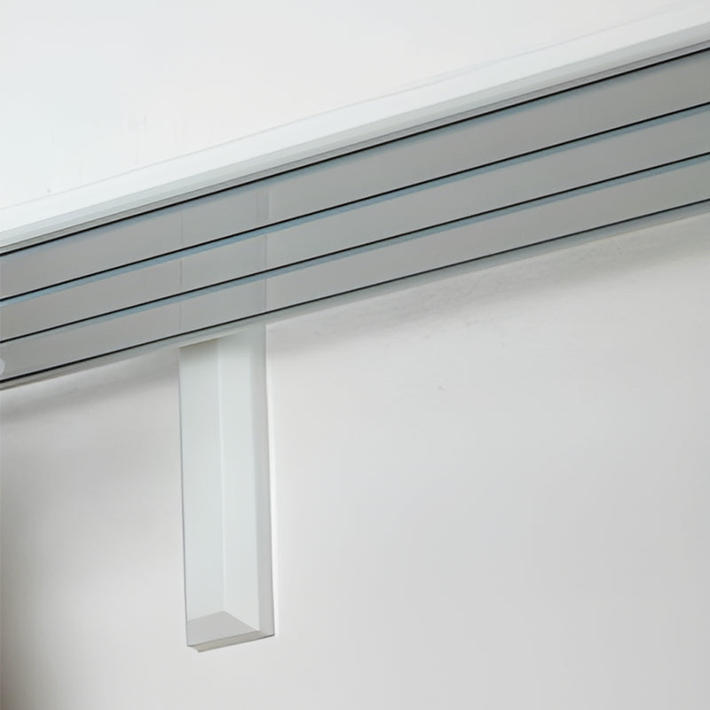 Döfix Wandträger Universal + Abdeckkappe für Aluminium Gardinenschiene