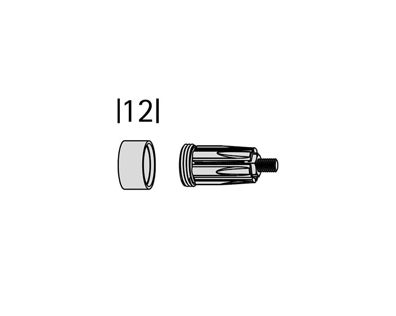 Interstil Basis – Endkappe für Eisen-Vorhangstangen Ø 20 mm