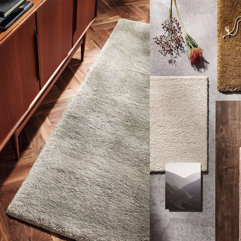 Savanna – hochwertiger weicher Hochflor-Teppich nach Maß natürliche Optik rund eckig