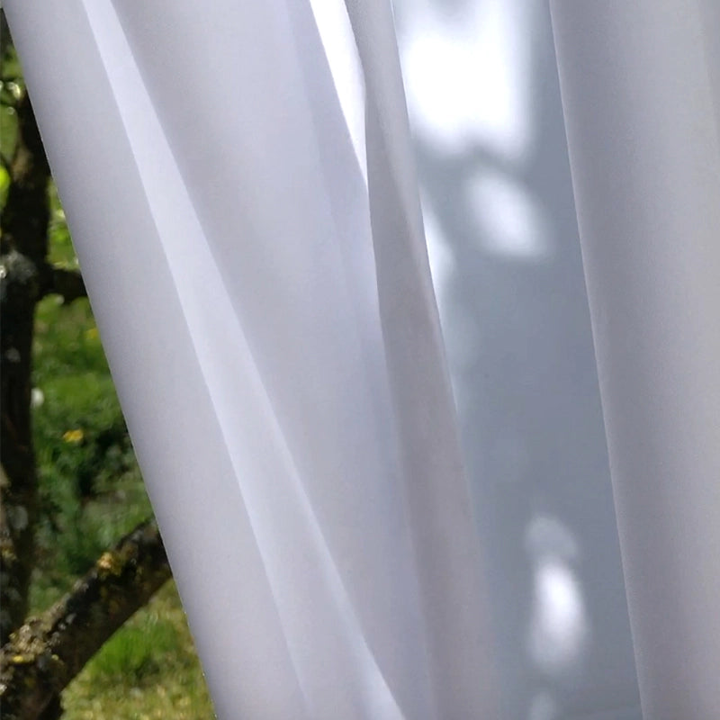 Creme – blickdichter moderner Vorhang nach Maß mit glatter Oberfläche Farben: weiß creme