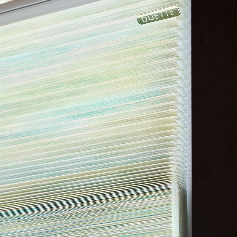Yuma – hochwertiges blickdichtes DUETTE® Wabenplissee nach Maß mit Aquarell-Design, 4 Farben