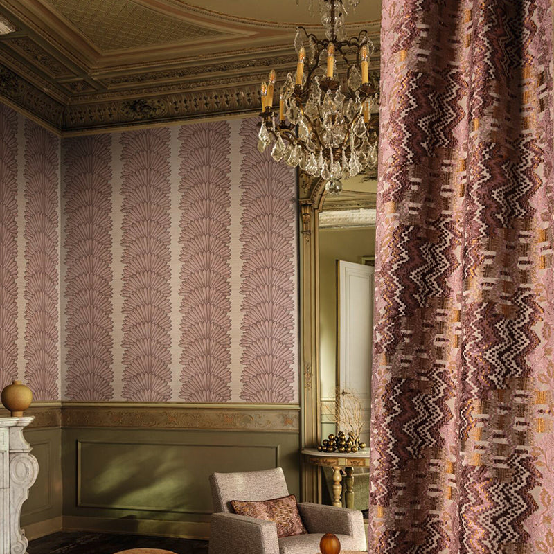 Elysian – luxuriöser Design-Vorhang nach Maß mit schimmerndem Jacquardmuster