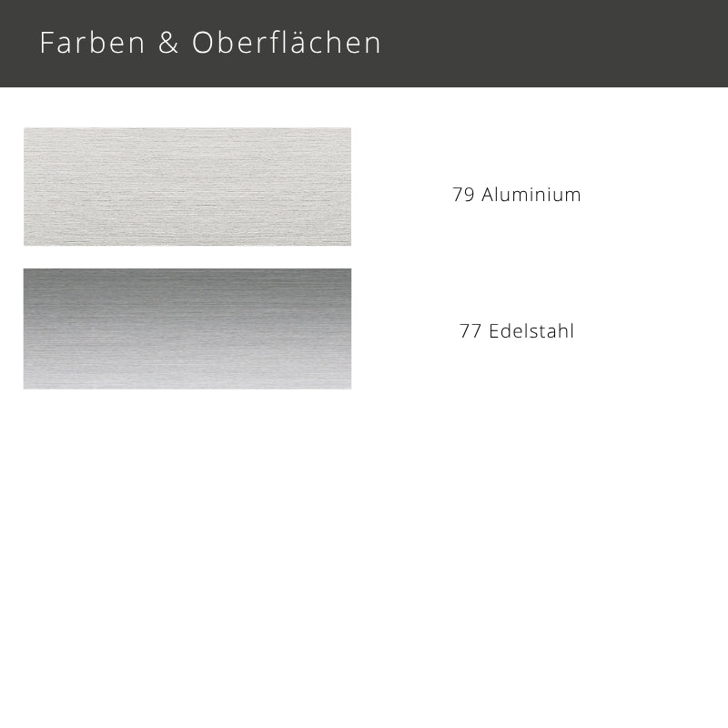 Interstil W1 – hochwertige Design-Wellenvorhangschiene 1-läufig zur Deckenmontage