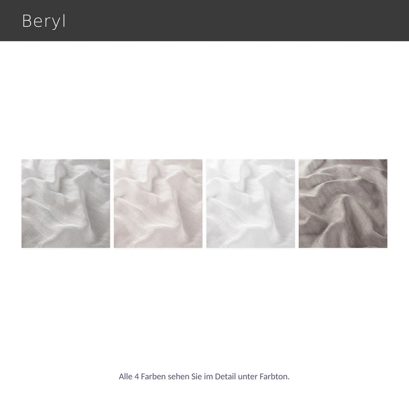 Beryl – eleganter Inbetween-Vorhang nach Maß mit feiner Streifenoptik in modernen Farben