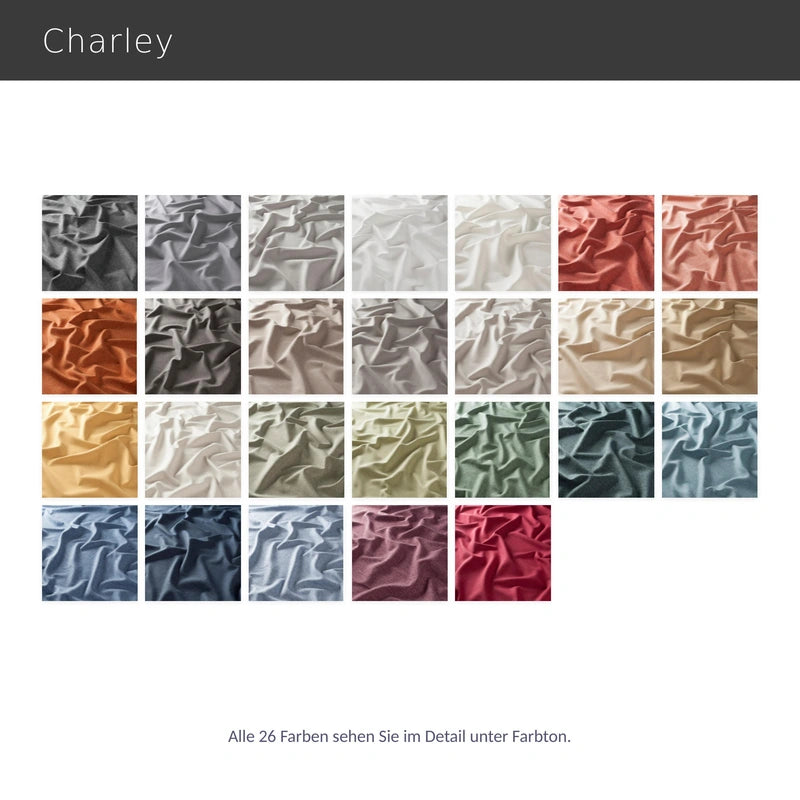 Charley – blickdichter Vorhang nach Maß mit natürlicher Struktur hochwertige Baumwolloptik
