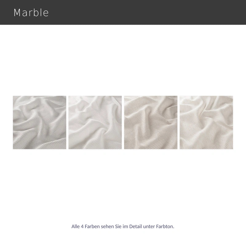 Marble – natürlicher Vorhang halbtransparent nach Maß mit moderner Netzstruktur in Naturtönen