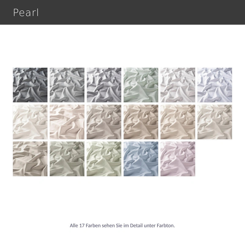 Pearl – halbtransparenter Vorhang nach Maß mit leichtem Chintz-Seidenglanz nach Maß