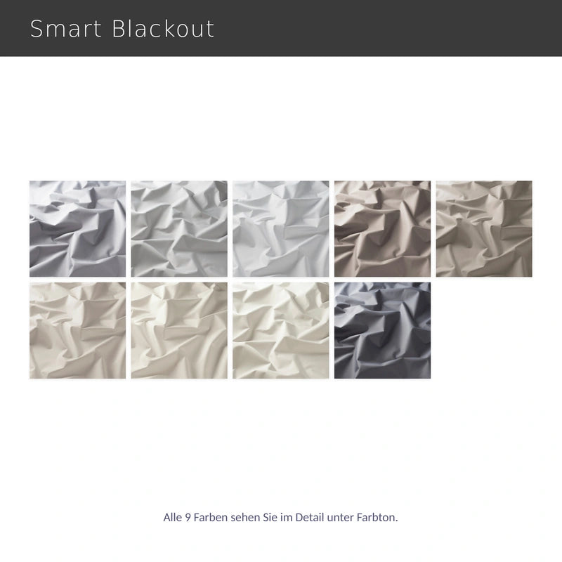 Smart Blackout – lichtundurchlässiger Vorhang nach Maß matter Glanz isolierend Thermo Akustik