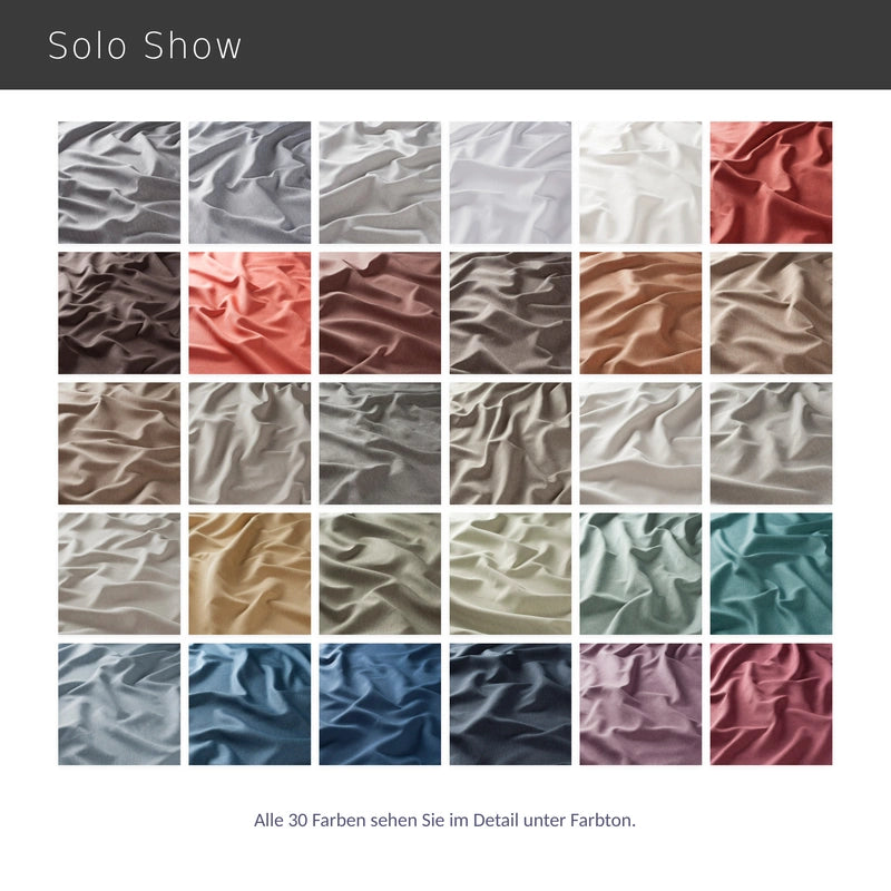 Solo Show – blickdichter Vorhang nach Maß in moderner Leinenoptik hochwertig pflegeleicht viele Farben