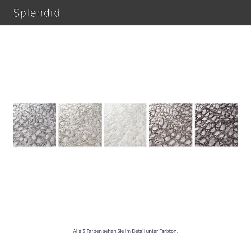 Splendid – hochwertiger Design Vorhang nach Maß mit modernem Gitter Netz Design Eyecatcher