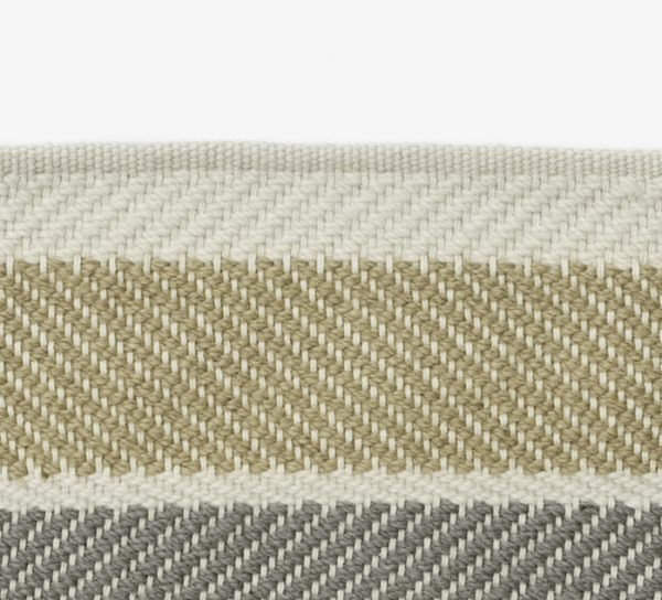 Design Teppich Merger zweifarbiges Design Skandi Neuseelandwolle beige, grün, grau, gelb, rot