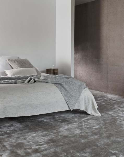 Hochwertiger Teppich Simla handgewebt luxuriöser Glanz 100%Tencel/Natur Wohn-/Schlafbereich
